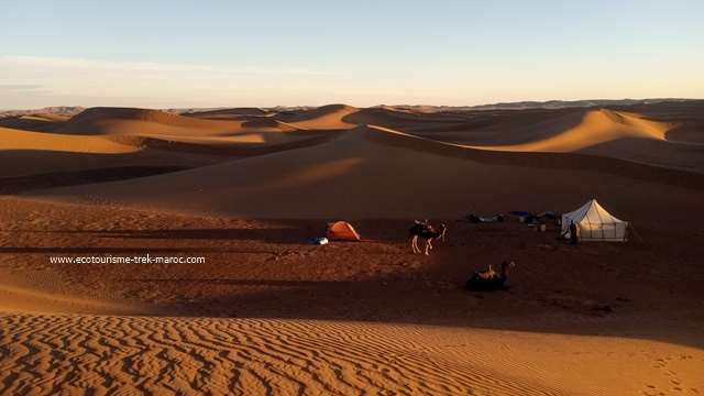 Trekking dans le désert du Maroc