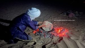 Le Pain Sous Sable au désert